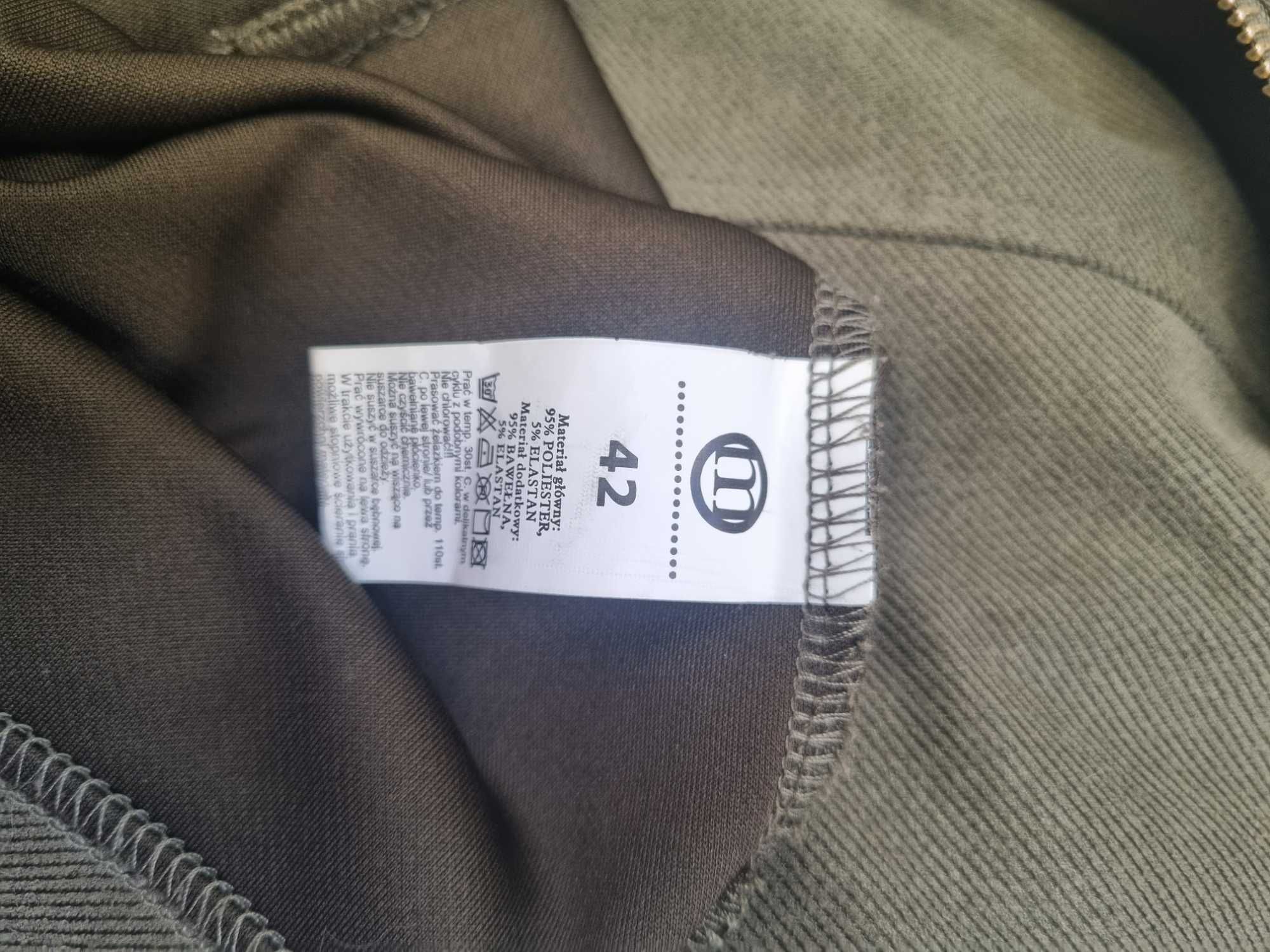 Komplet dres bluza i spodnie Monnari 42/XL  khaki idealny JAK NOWY
