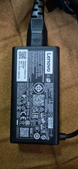Oryginalna ładowarka lenovo 65W
