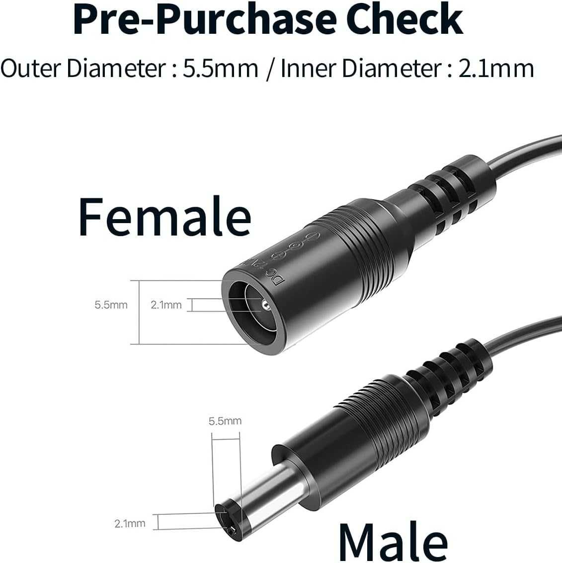 Przedłużacz 12 V DC 9 m  adapter przewód do kamery  CCTV IP 9metrów