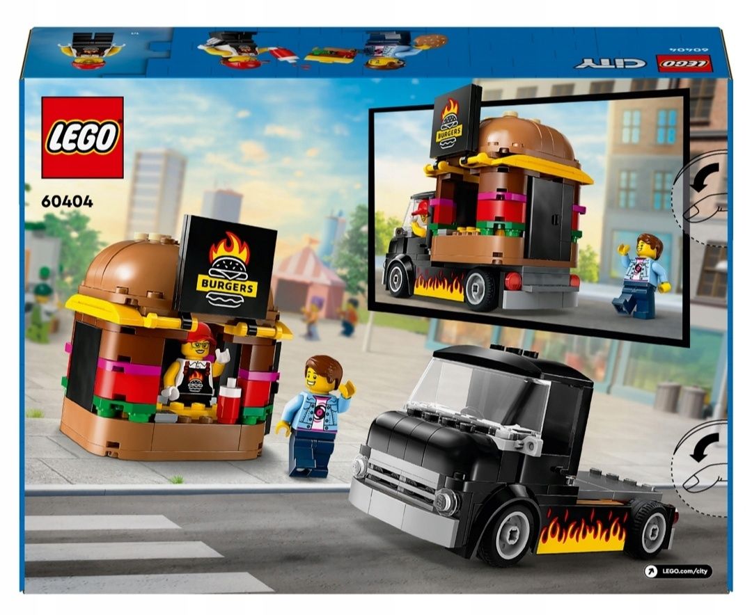 Dziecięcy KOMPLET KLOCKÓW Konstrukcyjnych UKŁADANKA Klocki LEGO 60404