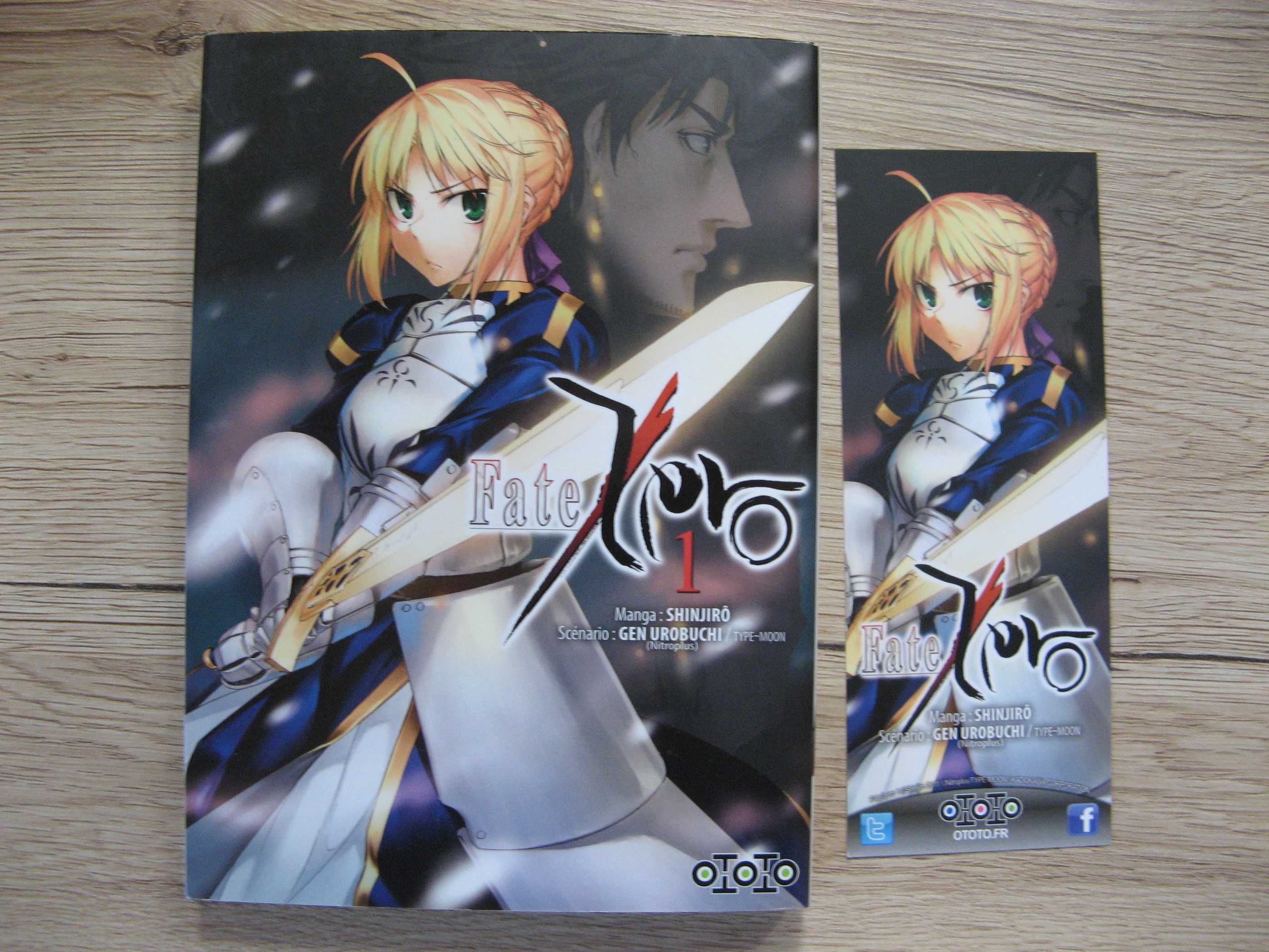 Manga Fate/Zero tomy 1-14 Shinjiro Type Moon Ototo FR po francusku
