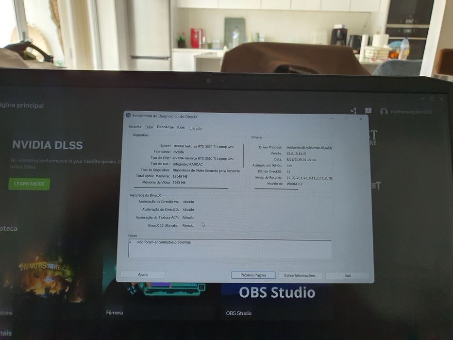 Lenovo IdeaPad Gaming 3 – i5, 16GB, SSD, RTX 3050 Ti – Negociável