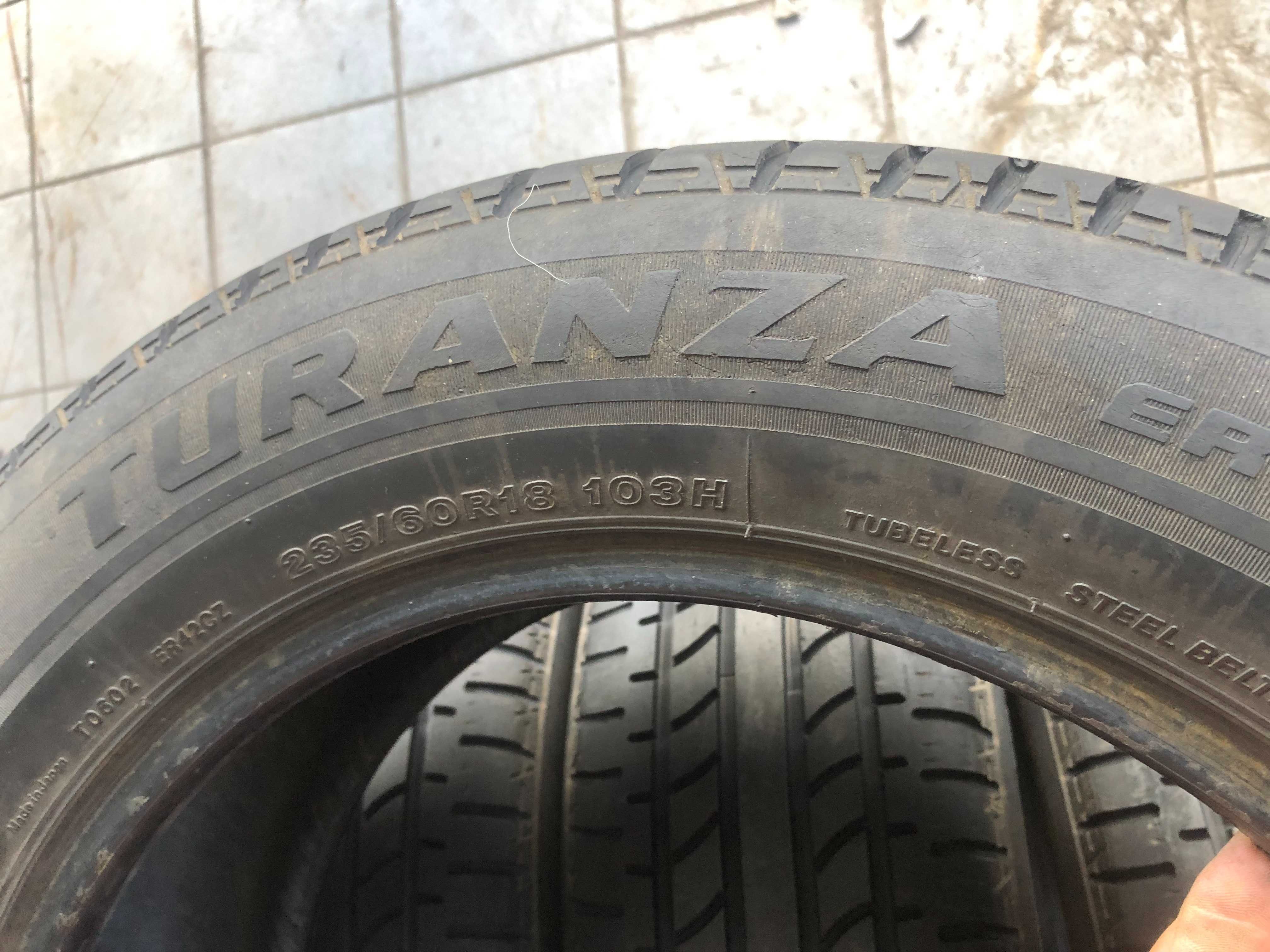 235-60-R18 BRIDGESTONE TURANZA комплект всесезонной резины GERMANY