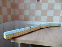Model kartonowy zabawka pociąg miejski autobus szynowy kolej  typ wago