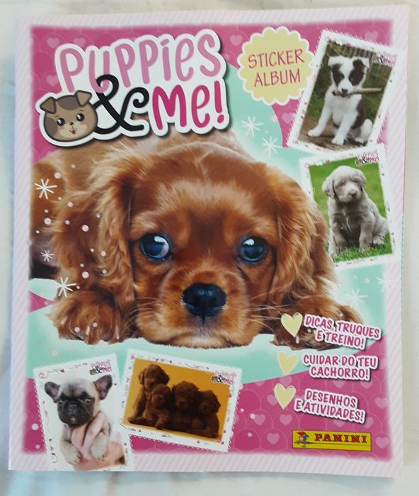 Puppies & Me - caderneta Panini vazia