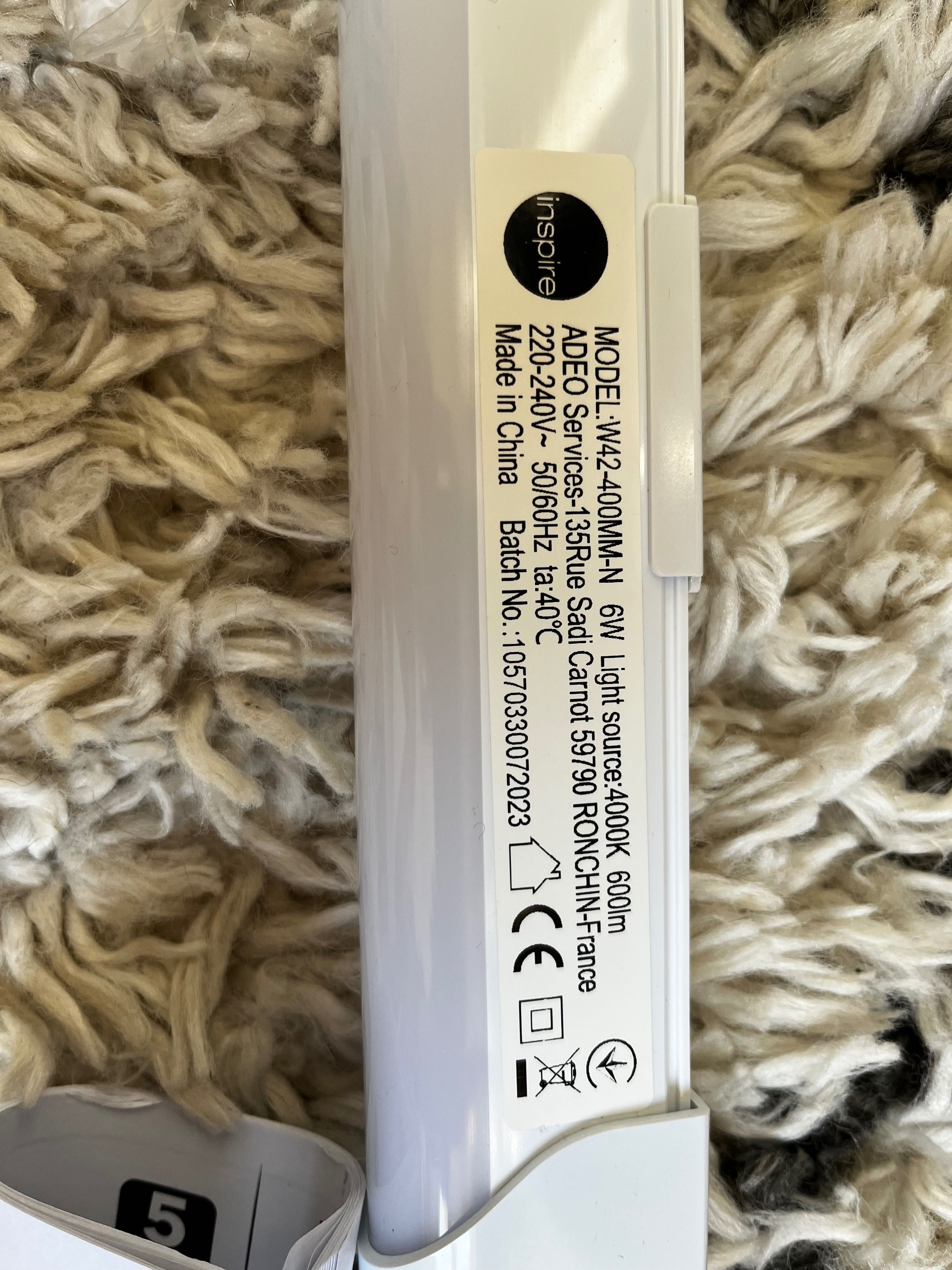Régua led INSPIRE vilni 600lm