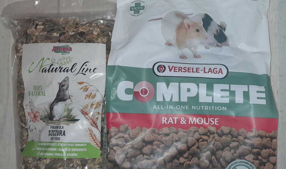 Karma dla szczura - zestaw - Alegia Natural Line & Versele-Laga Szczur