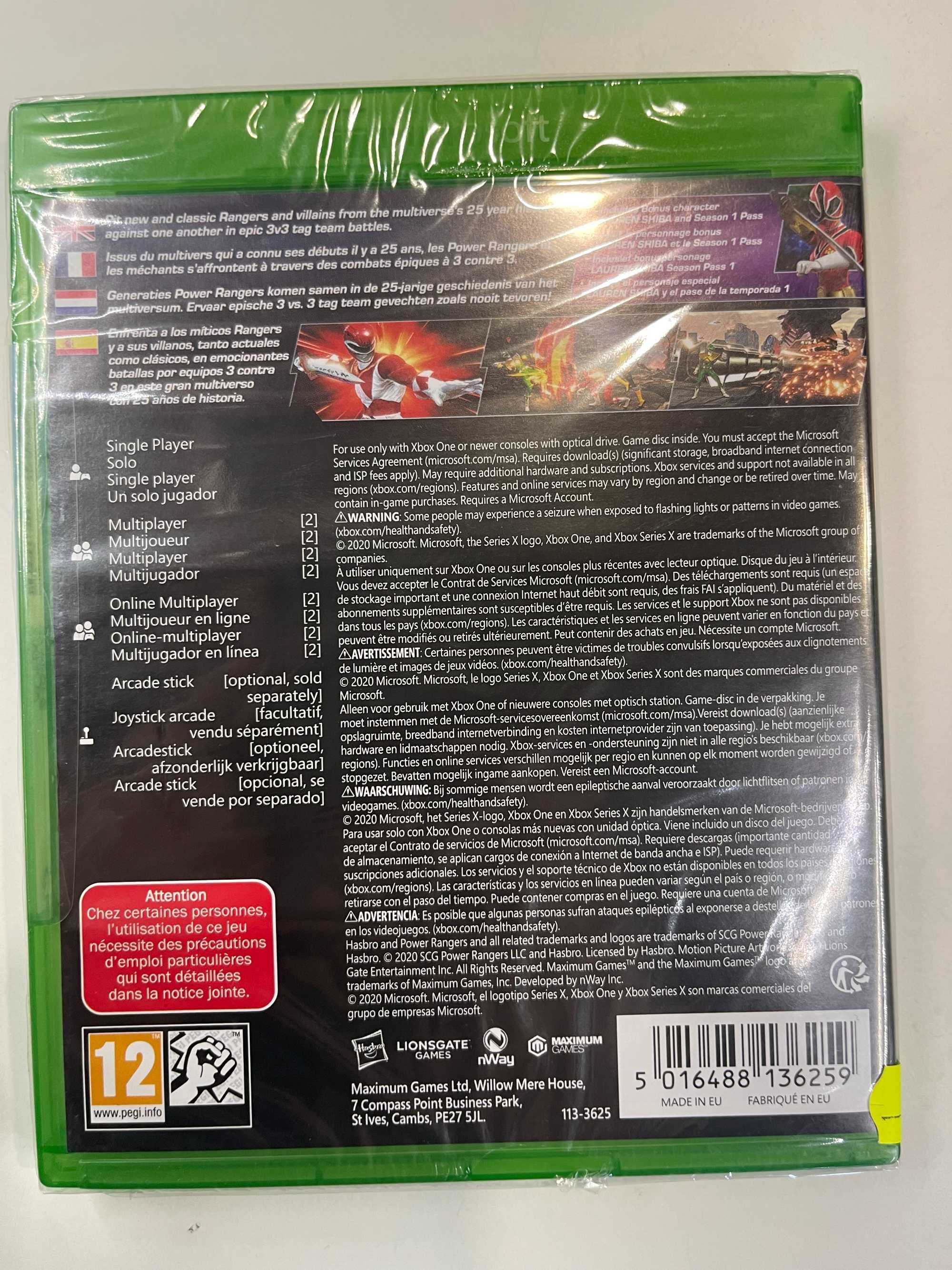 Power Rangers Battle for the Grid Xbox One Nowa