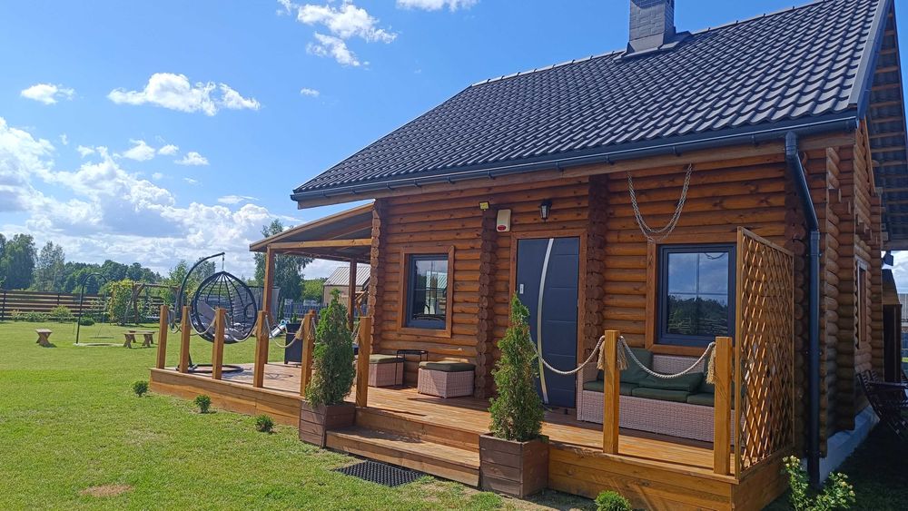 Domek z balią na Mazurach !!! Spędź miło jesienne wieczory ! :)