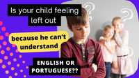 Seu filho tem dificuldade para falar inglês ou português?
