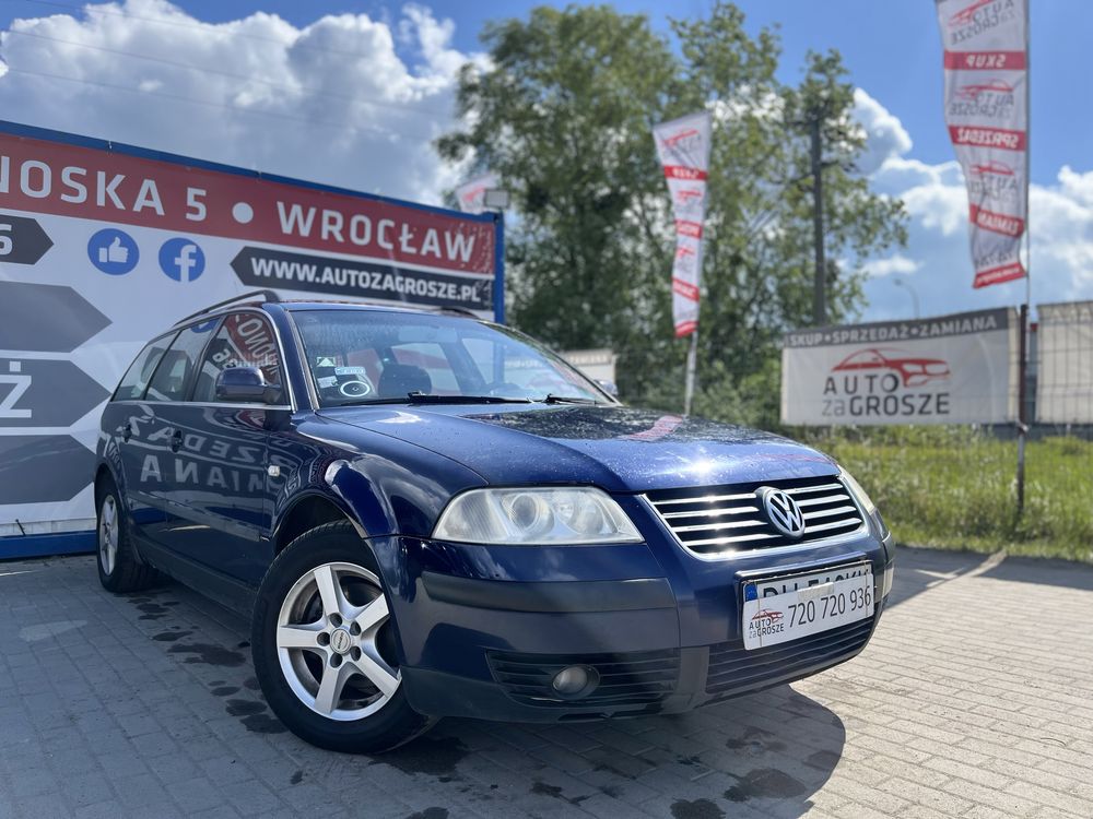 Volkswagen Passat 1.9 TDI//HAK//Klimatyzacja//Długie opłaty//Zamiana