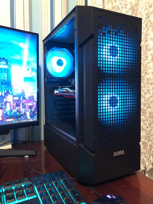 Игровой ПК Intel i7/16Gb/RX570/SSD240+500 компьютер системный блок