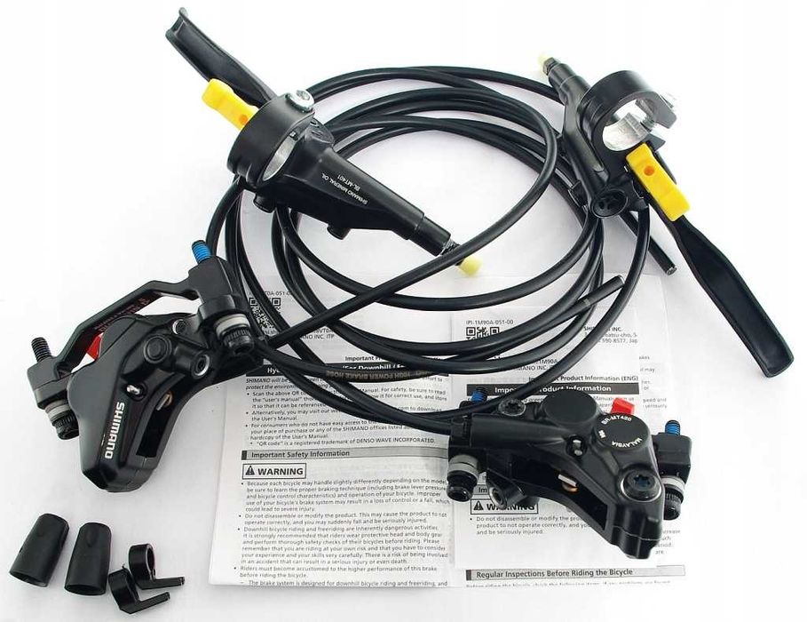 4-TŁOCZKI - hamulce Shimano BR-MT420 BL-MT401 KPL. D02S + 2x adapter