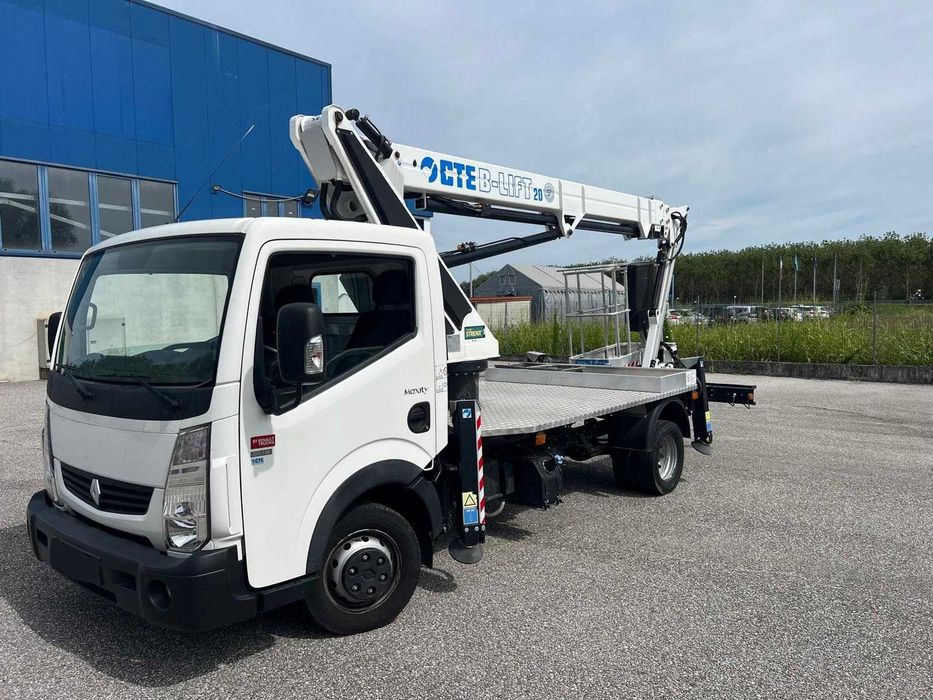 Renault podnośnik koszowy zwyżka 20 m z jib cte multitel mj gsr socage