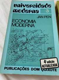 Livros das areas da economia e sociologia, conforme fotos.