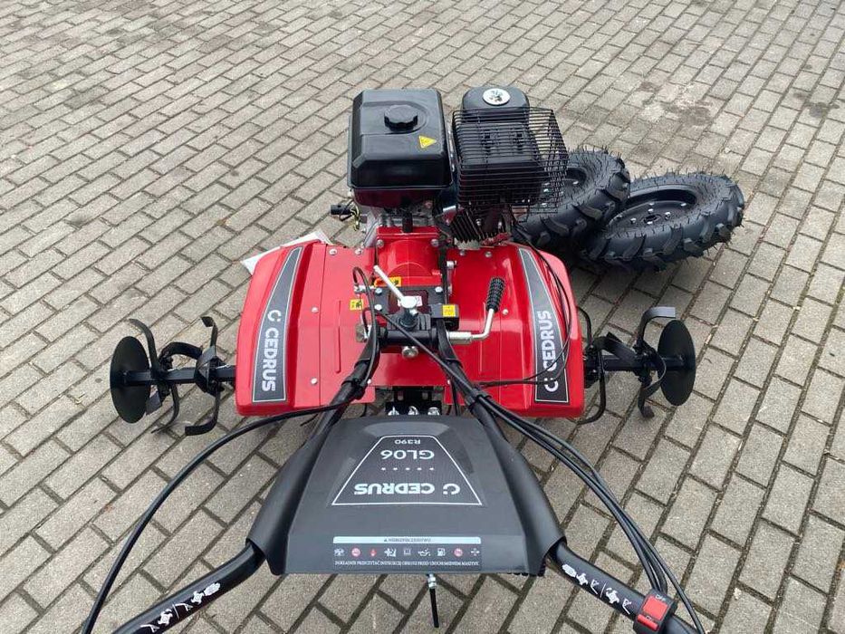 Glebogryzarka Spalinowa Cedrus GL06 Dzik Traktorek 13kM 135cm + Koła