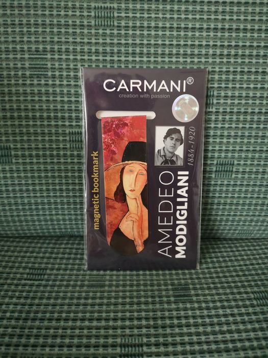 Carmani Zakładka magnetyczna do książki Modigliani kobieta w kapeluszu