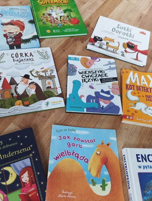 Zestaw książek dla dzieci wierszyki ćwiczące jezyki