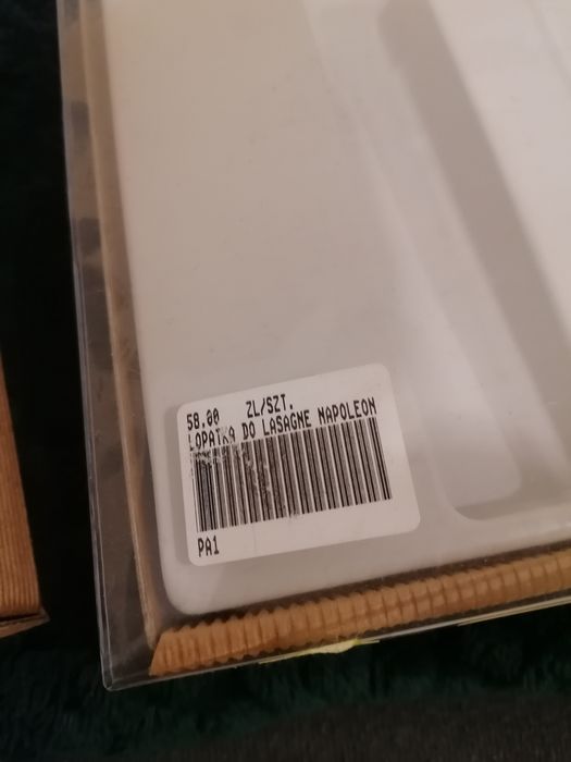 Zestaw obiadowy, wazówka, łyżka do sosów, łopatka