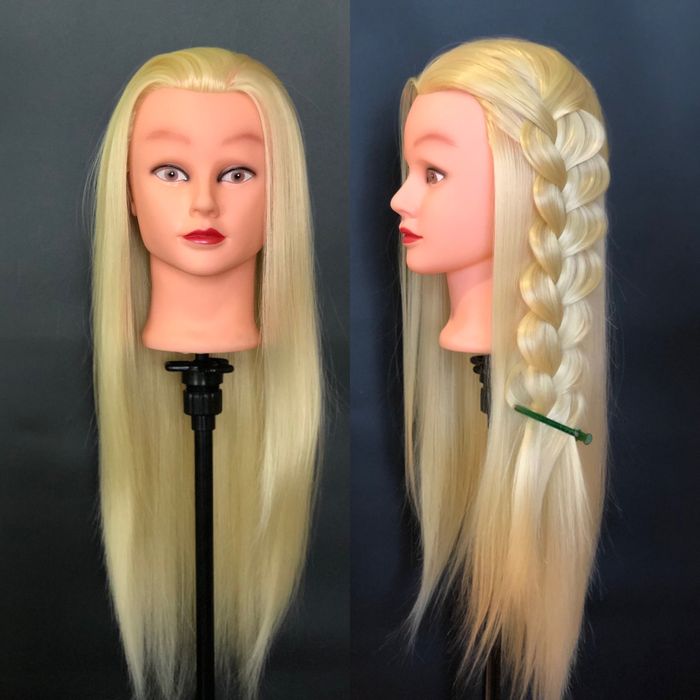 ТОП! Манекен голова для зачісок стрижки навчальна для плетіння лялька