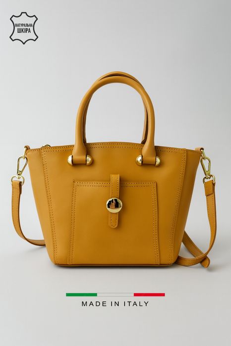 Італія шкіряна жіноча сумка тоут