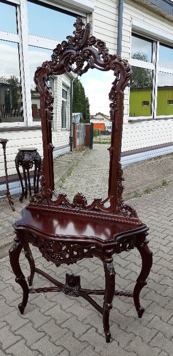 Toaletka , lustro , meble kolonialne , włoskie