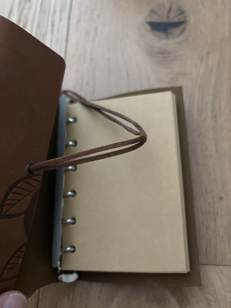 Caderno em couro A6