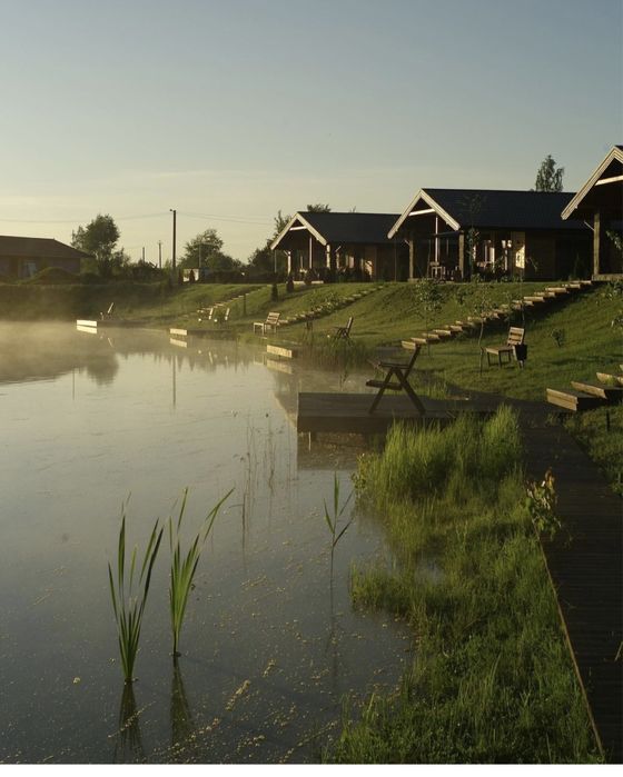 Оренда будинку на березі озера, баня, чан, риболовля, котеджі подобово