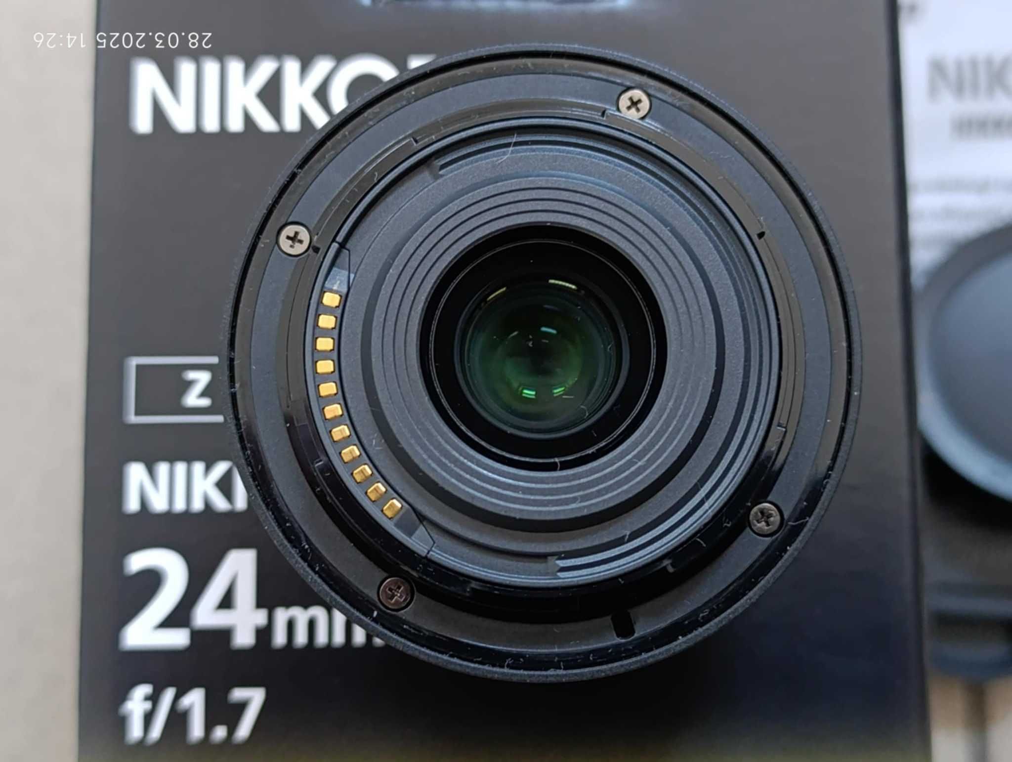 Obiektyw Nikon Nikkor Z 24mm f/1.7 gwarancja, jak nowy