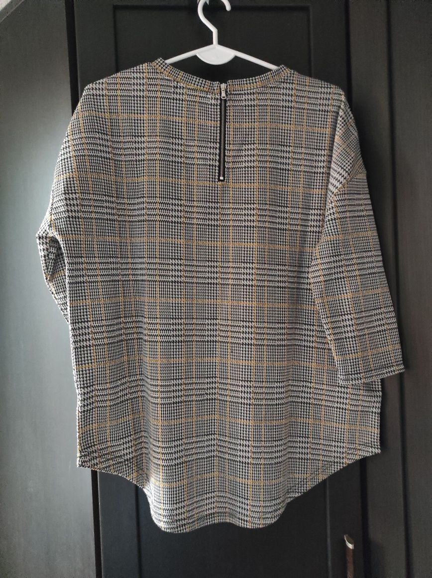 Bluzka bluza Primark 40 w kratkę jesień-zima