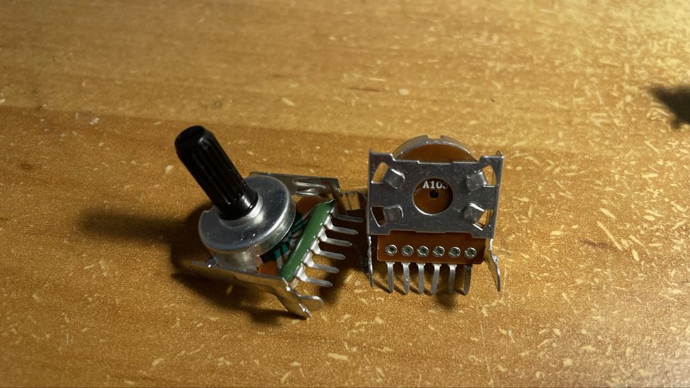 Potencjometry audio dwukanałowe