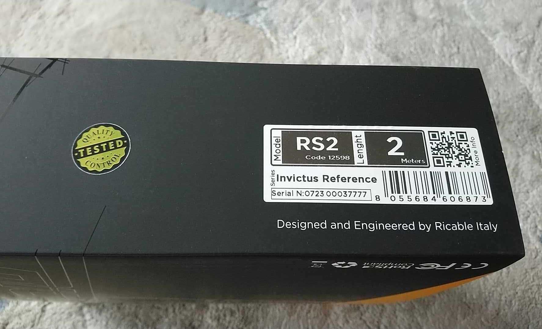 kable głośnikowe Ricable Invictus Speaker Reference 2x2.0 m.