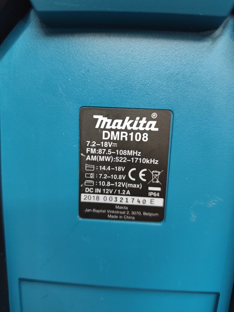 Makita DMR 108/ блюз колонка, радіо приймач макіта акумуляторний