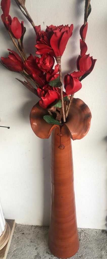 Jarra / Vaso grande com flores