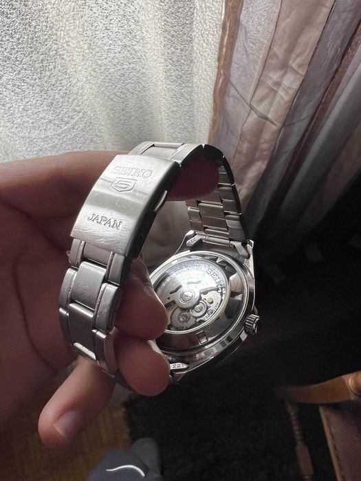 Relógio Seiko Arabic Black Dial Automático