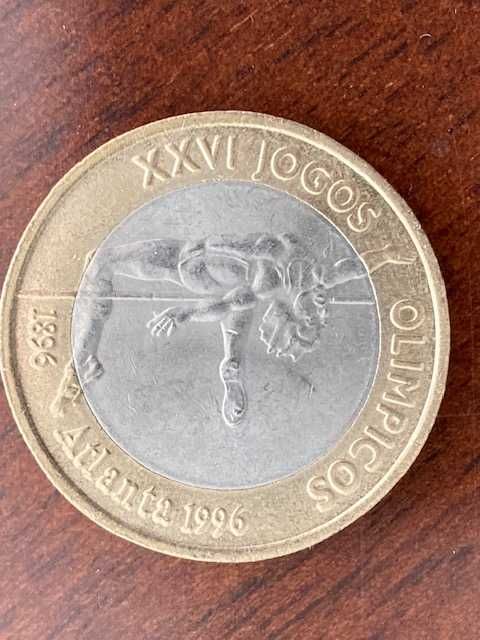 3 Moedas bimetálicas 200 escudos, XVI Jogos Olímpicos - Atlanta 1996