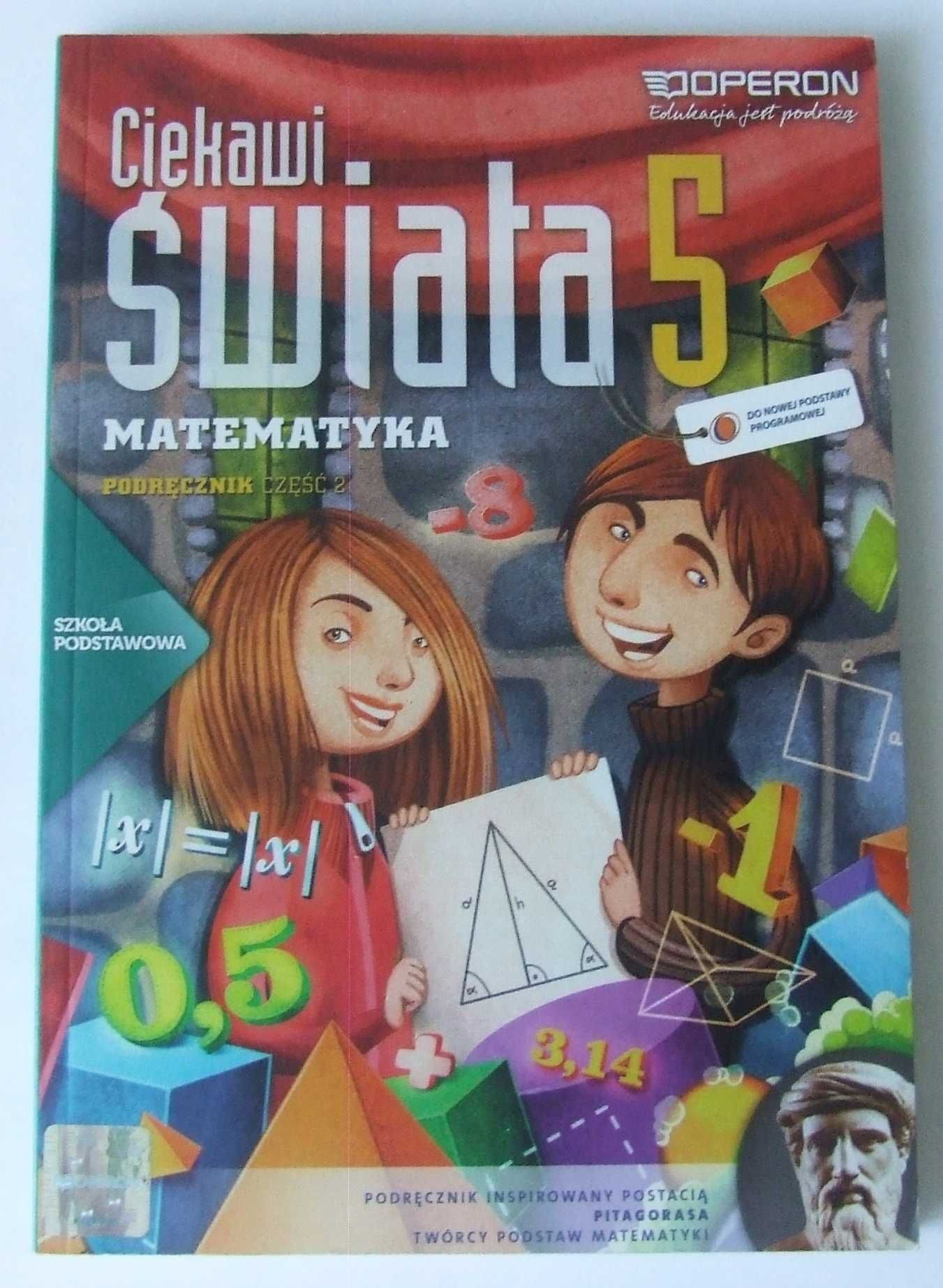 Ciekawi świata 5 Matematyka Podręcznik Część 2 Nowy