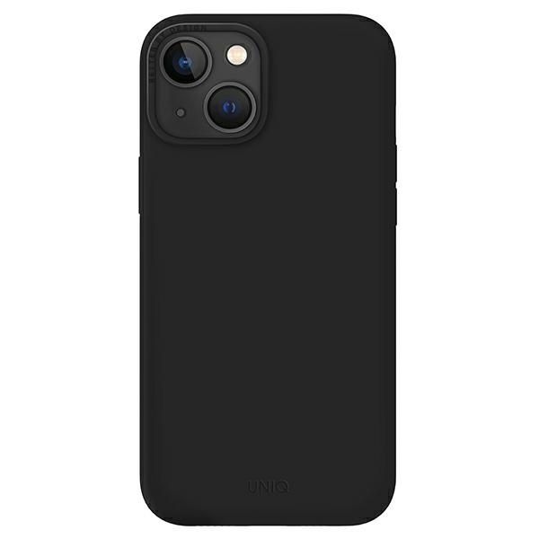 Uniq Etui Lino Iphone 14 Plus / 15 Plus 6.7" Czarny/Midnight Black