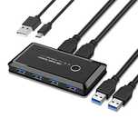 Przełącznik USB 3.0 Przełącznik 2 komputery Udostępnianie 4