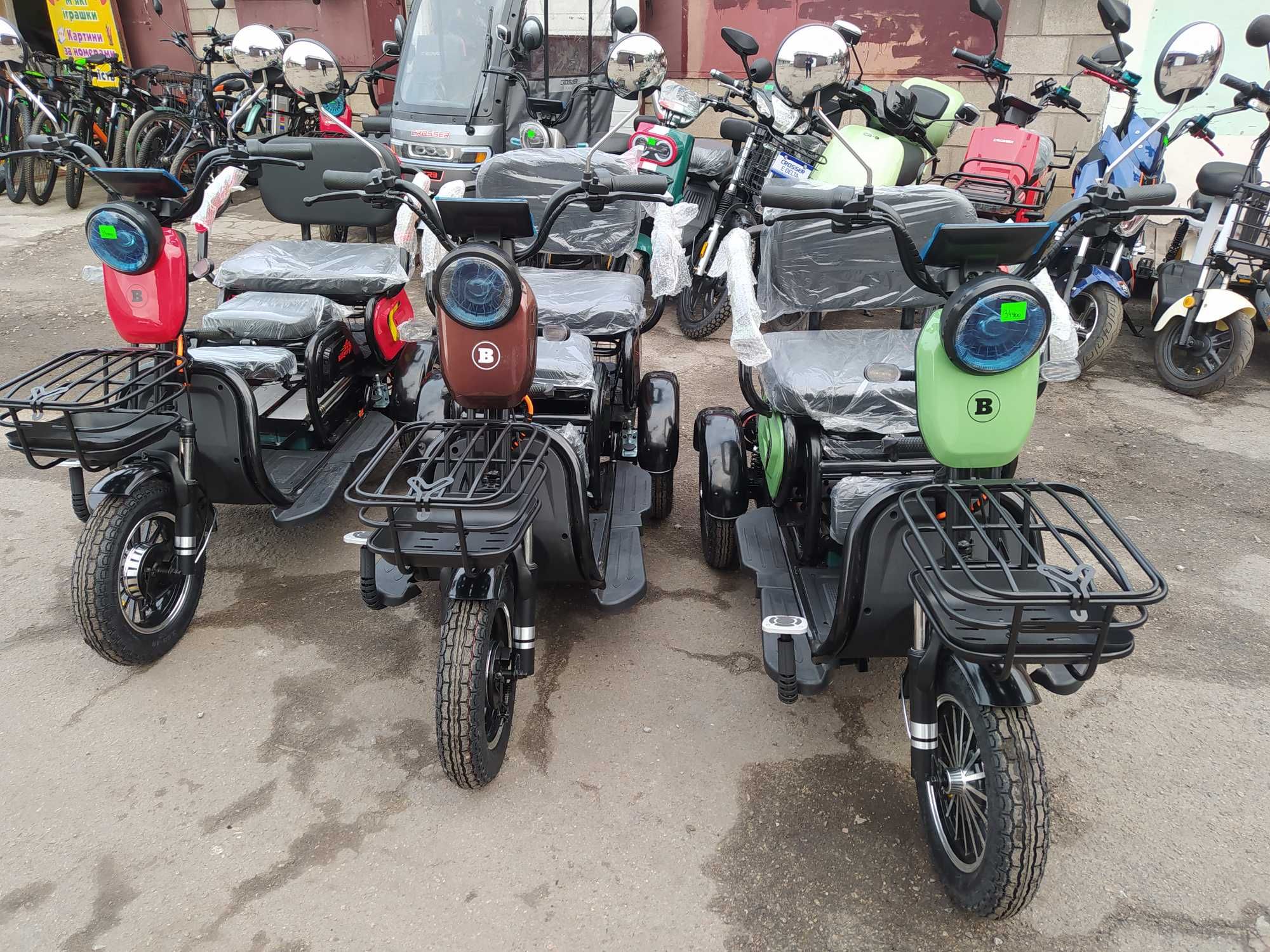 Электротрайк  Corso Billgery 800W/72V/20AH