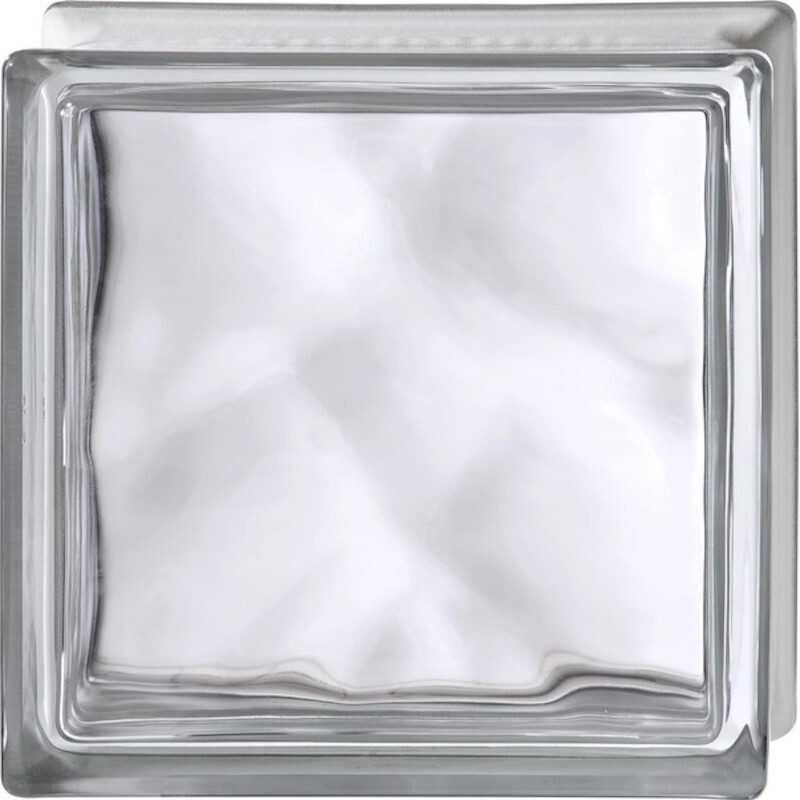 Bloco tijolo de vidro 24x24x8