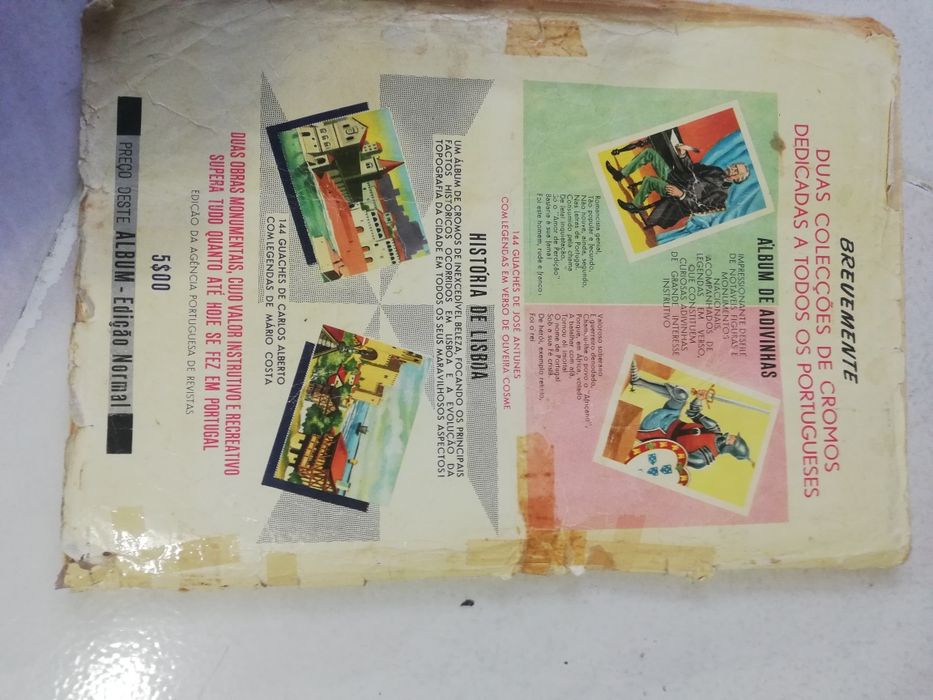 Cadernetas de cromos antigas