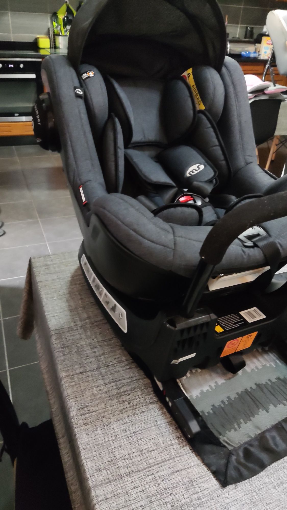 Cadeira de bebê isofix 360°