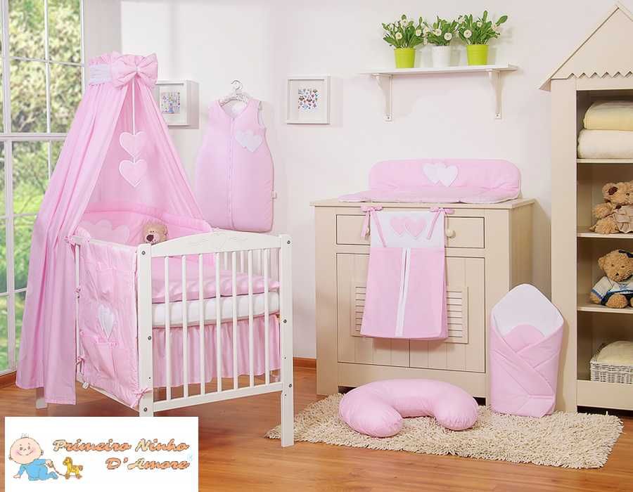 Conjunto de berço, enxoval para cama de bebe