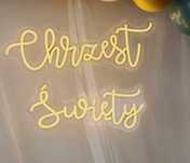 Napis led Chrzest Święty