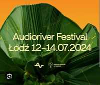 2x bilet karnet 3 dniowy Audioriver Łódź możliwość sprzedaży 1szt