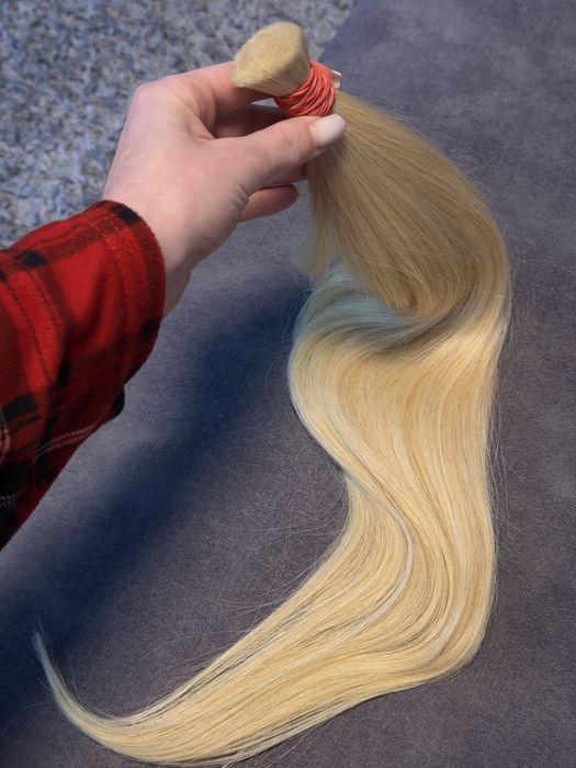 Волосся натуральне 55 см 120 грам - нове