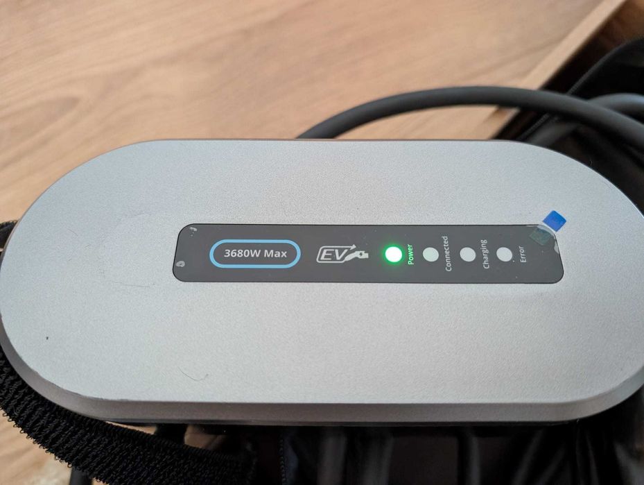 Carregador carro elétrico 16Amp Tipo2 monofásico(tomada doméstica)Novo