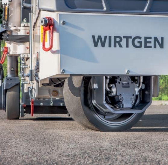 Koła i opony do frezarek drogowych