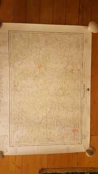 Mapa ou carta antiga corografica de Portugal - Portalegre